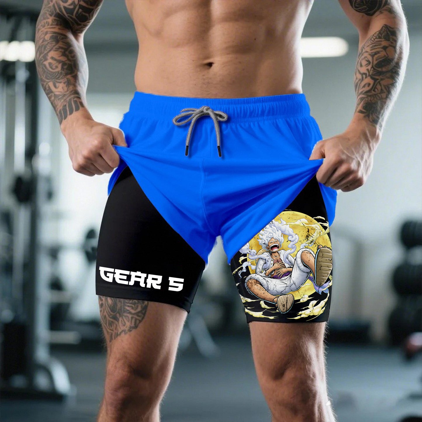 Unisex  Anime Shorts | Luffy Gear 5
