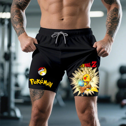 Unisex Casual Anime Streetwear Shorts 丨Pikachu X