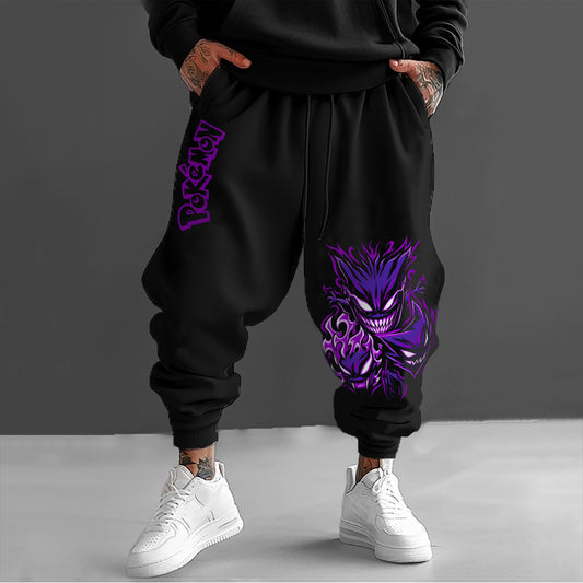 Pokémon Unisex Casual Anime Streetwear Pants