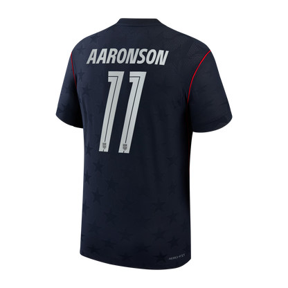 Brenden Aaronson USMNT 2026/27 Away Match Jersey - Blue