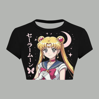 Sailor Moon Women T-Shirt  & Elasticated Trousers Two-Piece Set