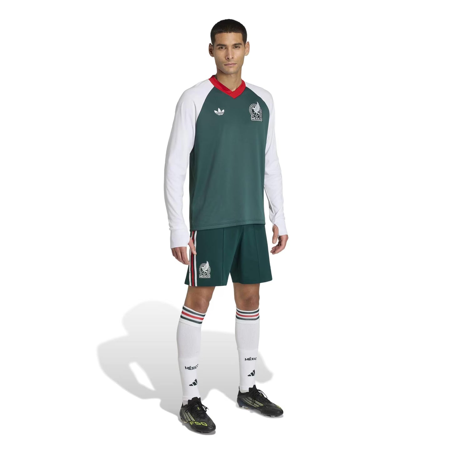 Mexico National Team 2026 Long Sleeve Pre-Match Top - Green