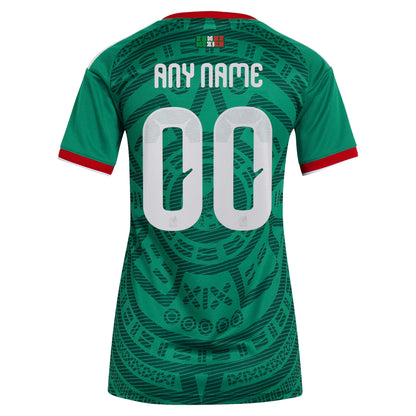 Mexico National Team Women's 2026 Home Replica Custom Jersey - Green