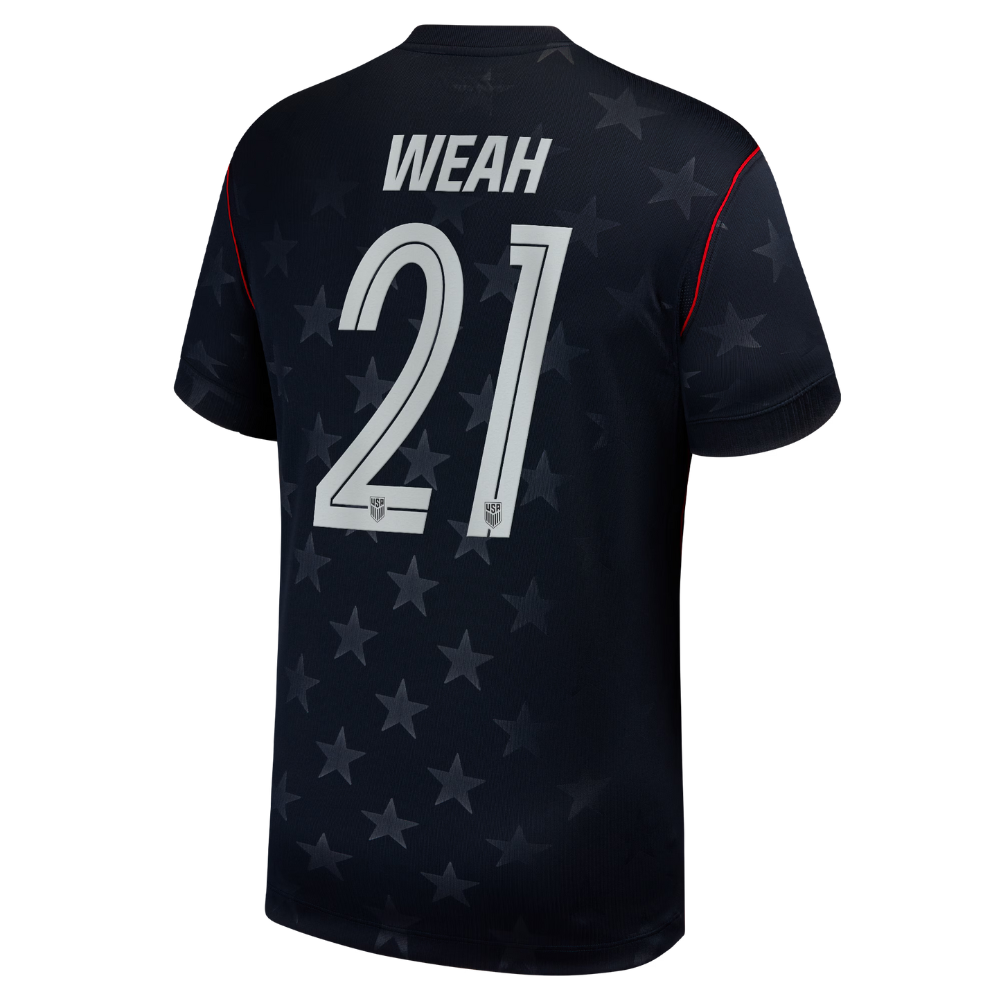 Timothy Weah USMNT 2026 Away Stadium Replica Jersey - Blue