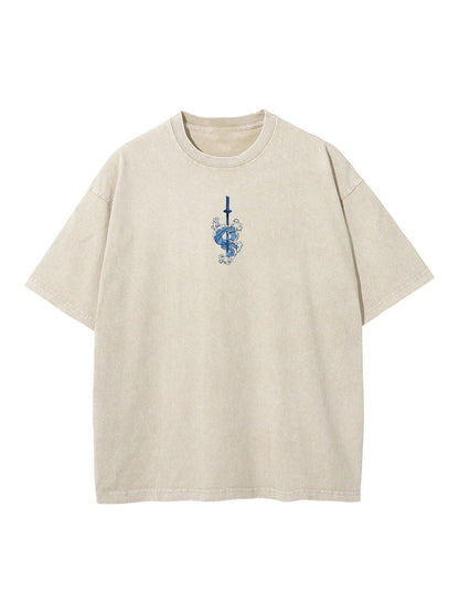 Vintage Washed Tee丨Demon Slayer