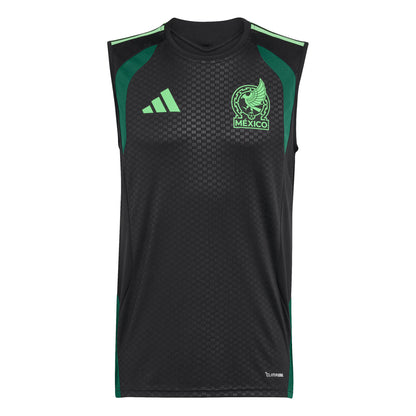 Mexico National Team 2026 Home Sleeveless Training Jersey - Black