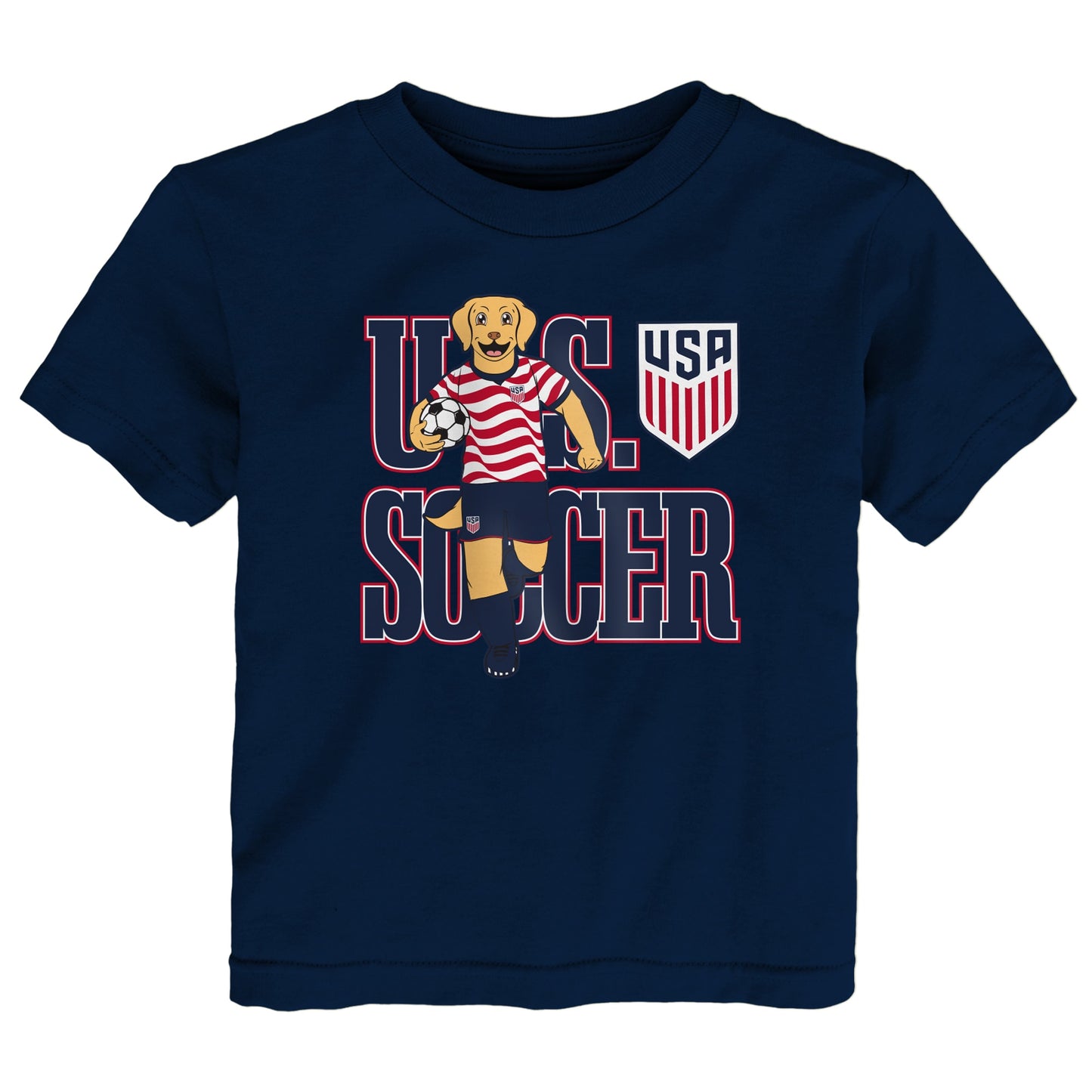 USMNT Outerstuff Toddler Free Kick Mascot T-Shirt - Navy