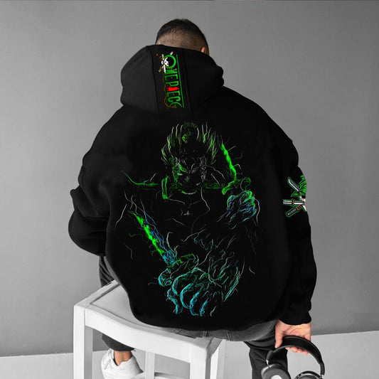 Unisex  Anime Print  Casual Oversized Hoodie