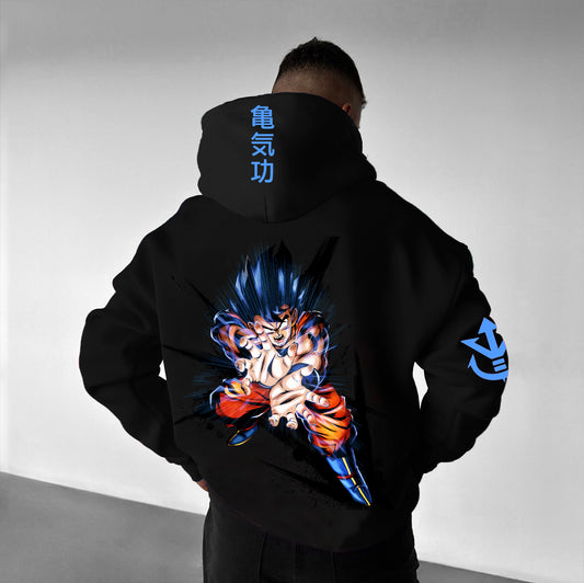 Unisex Anime Enthusiast Printed Oversized Hoodie