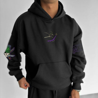 Unisex  Anime Print  Casual Oversized Hoodie