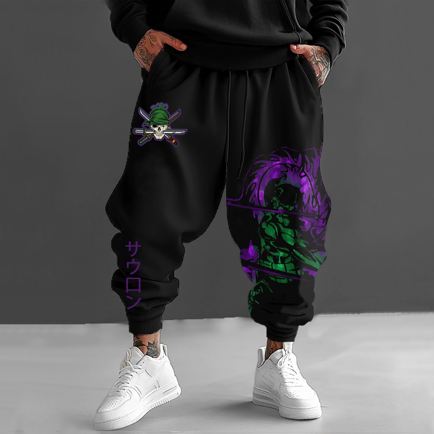Unisex Anime Printed Gift Oversized Harem Pants