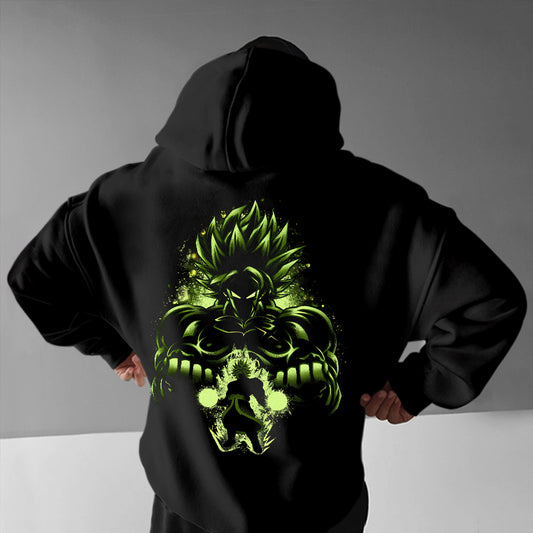 Unisex Anime Graphic Streetwear Vintage Hoodie