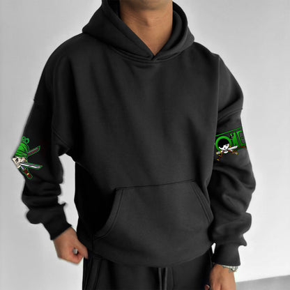 Unisex  Anime Print  Casual Oversized Hoodie