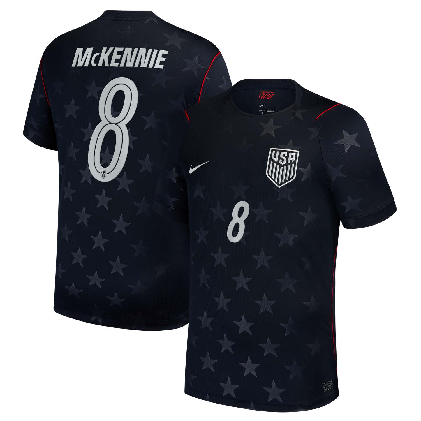 Weston McKennie USMNT 2026 Away Stadium Replica Jersey - Blue