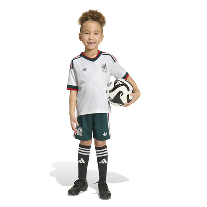 Mexico National Team Toddler 2026 Away Replica Kit Set - White