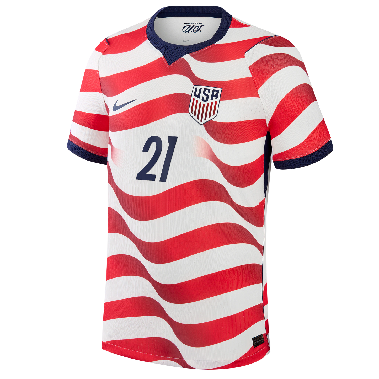 Timothy Weah USMNT 2026 Home Match Jersey - White