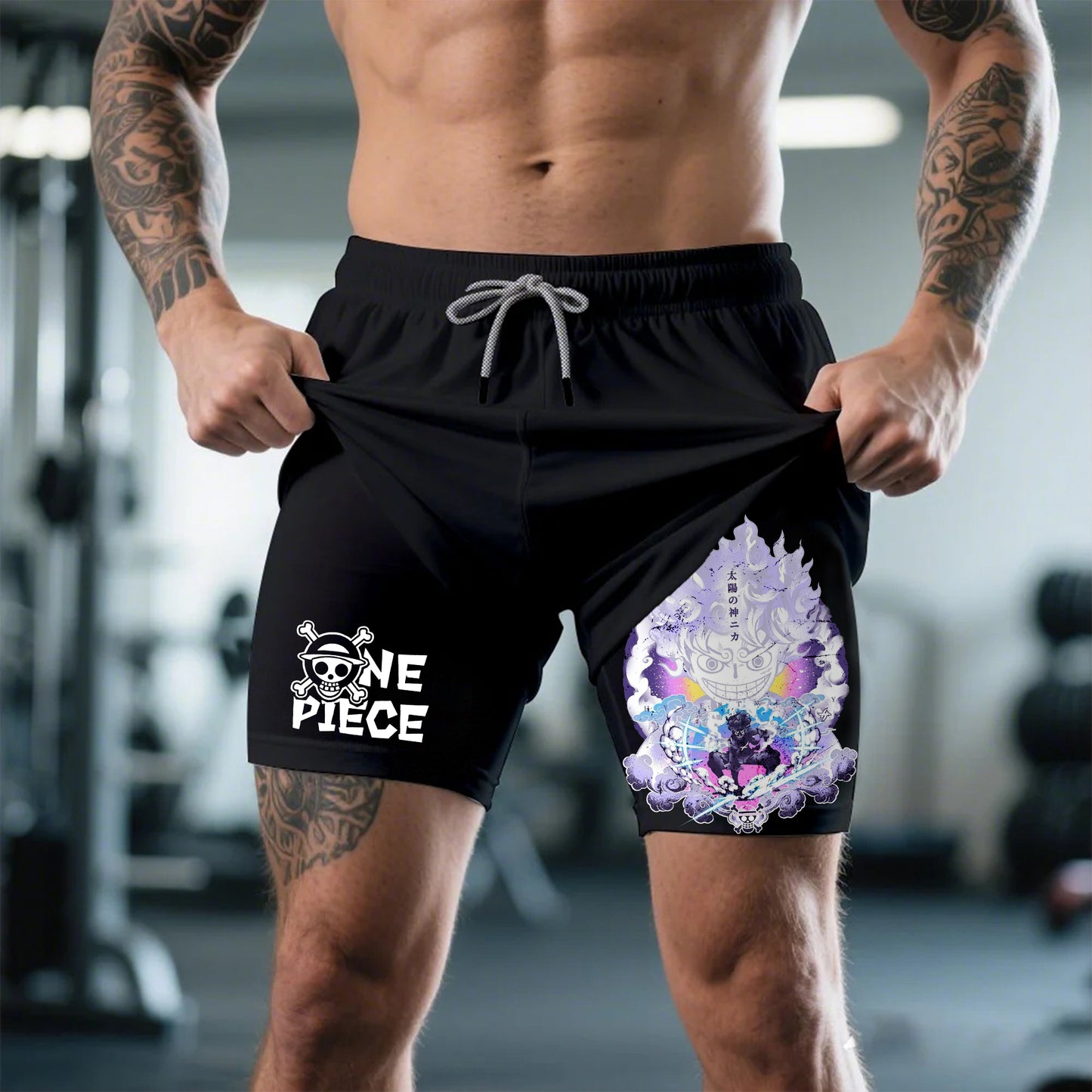 Unisex   Anime Shorts | Luffy Gear 5