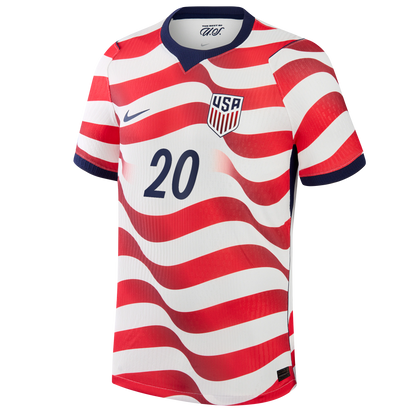 Folarin Balogun USMNT 2026 Home Match Jersey - White