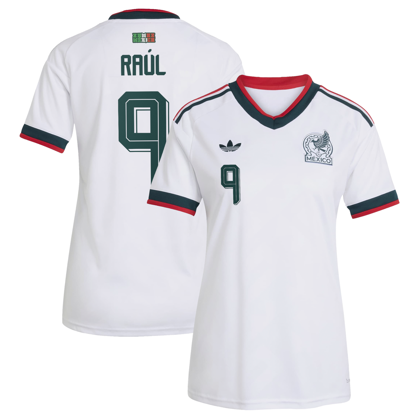 Raúl Jiménez Mexico National Team Women's 2026 Away Replica Jersey- White