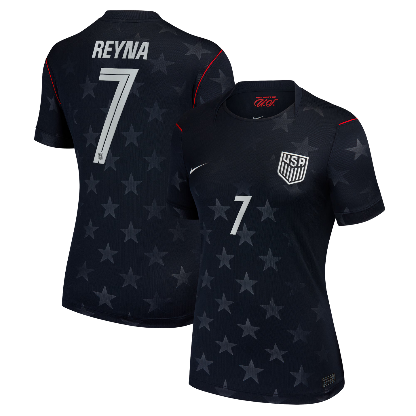 Giovanni Reyna USMNT Women's 2026 Away Stadium Replica Jersey - Blue