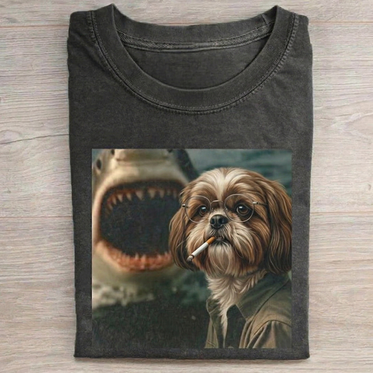 Funny Shih Tzu Graphic T-shirt