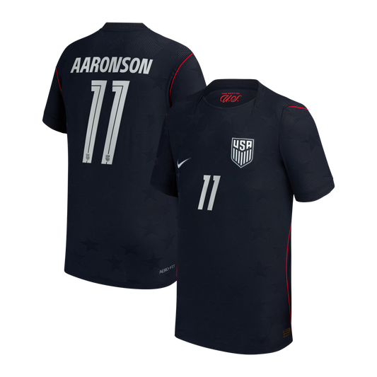 Brenden Aaronson USMNT Youth 2026/27 Away Match Jersey - Blue