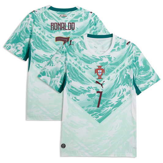 Cristiano Ronaldo Portugal National Team 2026 Away Replica Jersey - White