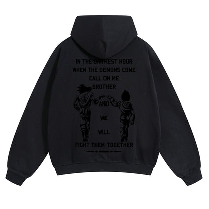 Unisex Anime Graphic Streetwear Vintage Hoodie
