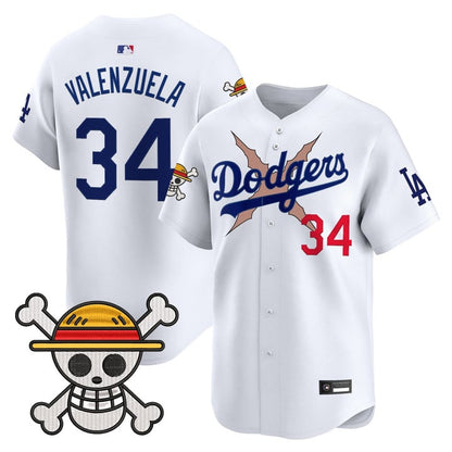 Los Angeles Dodgers x One Piece Vapor Premier Limited Jersey - Stitched