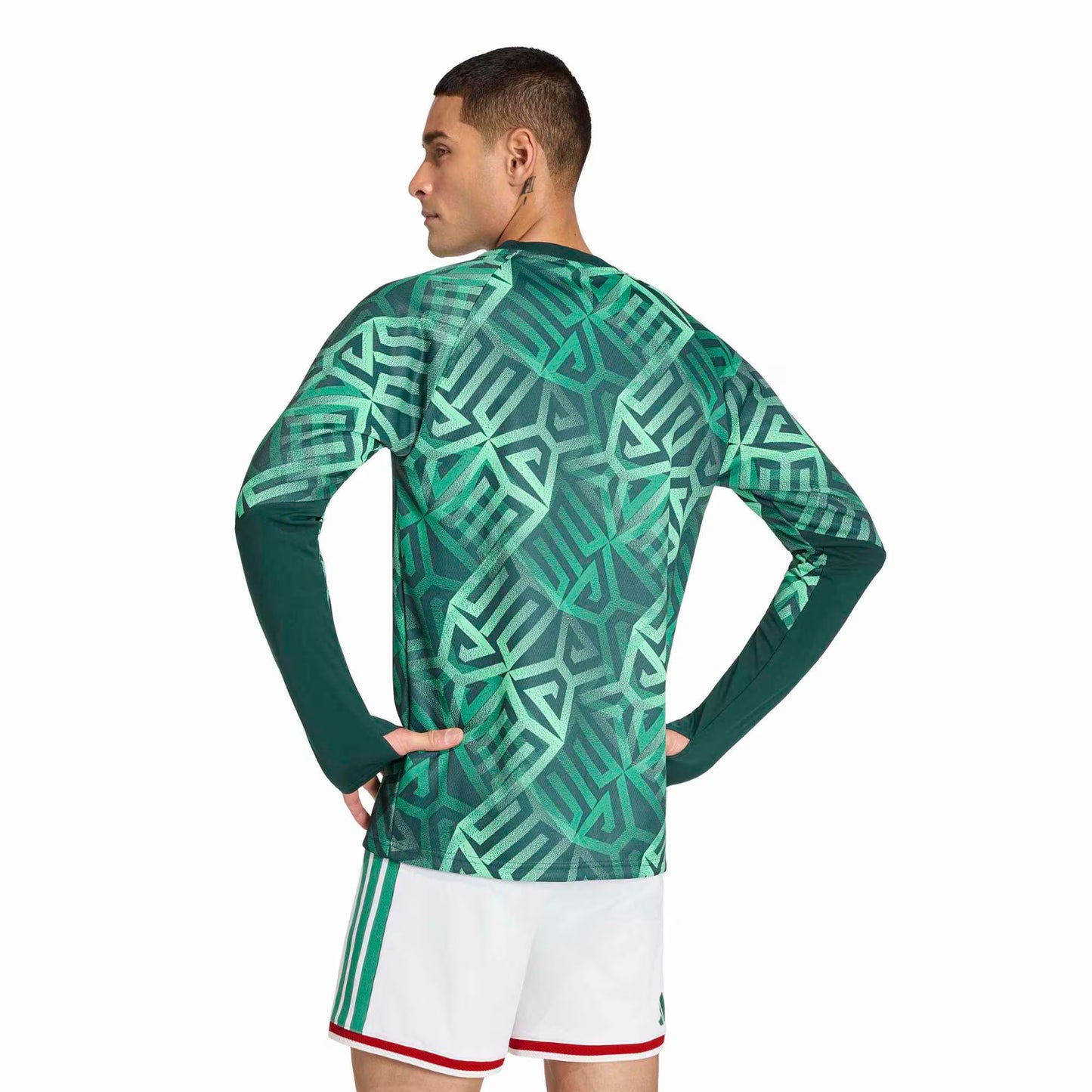 Mexico National Team 2026 Long Sleeve Pre-Match Top - Green