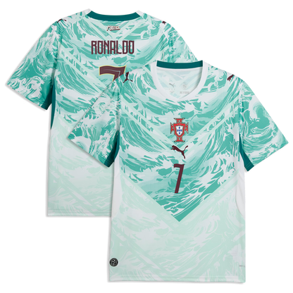 Cristiano Ronaldo Portugal National Team 2026 Away Replica Jersey - White