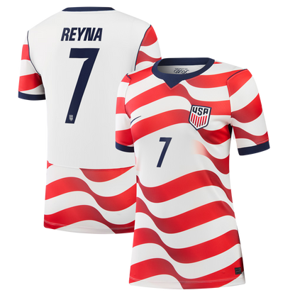 Giovanni Reyna USMNT Women's 2026 Home Stadium Replica Jersey - White