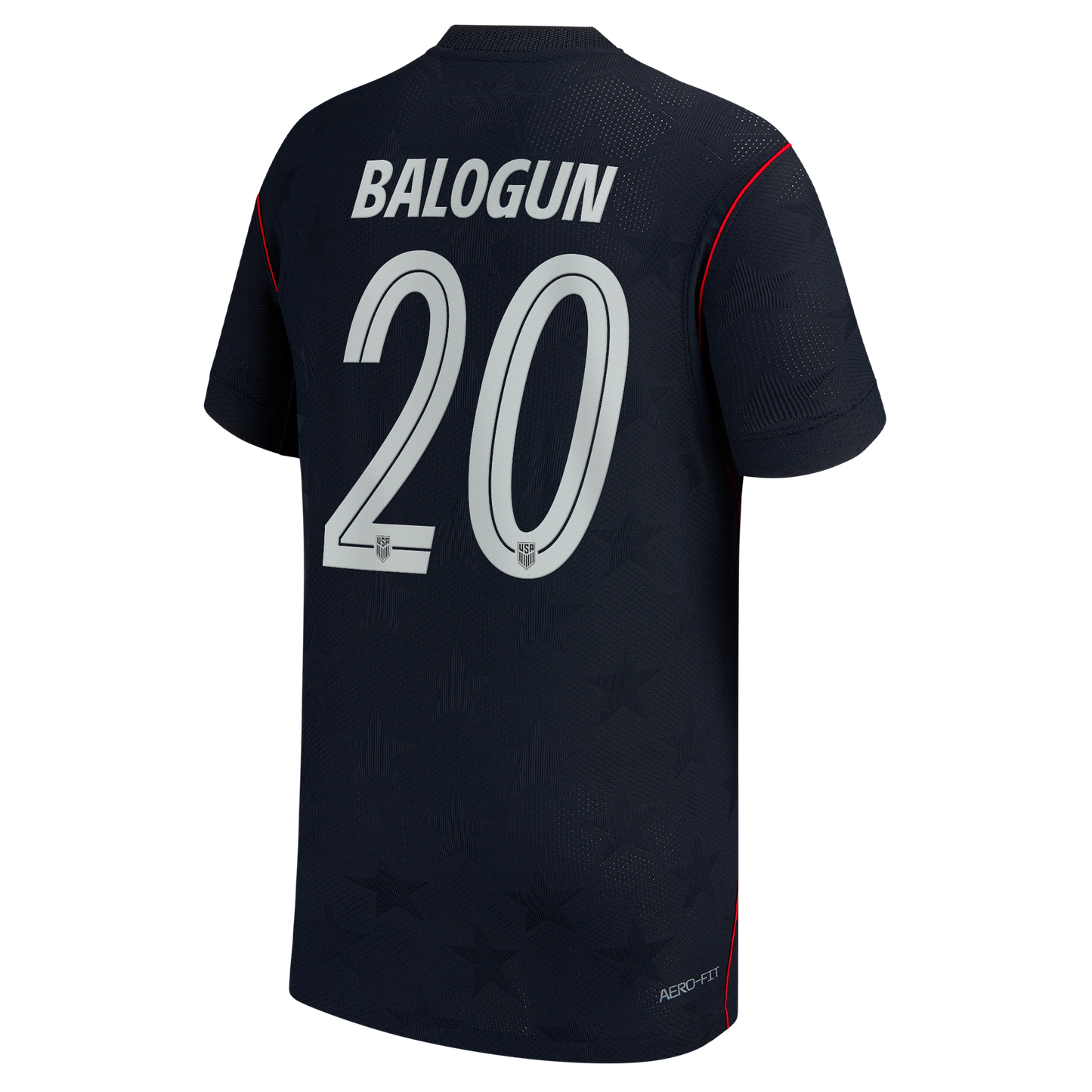 Folarin Balogun USMNT Youth 2026 Away Match Jersey - Blue