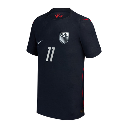 Brenden Aaronson USMNT Youth 2026/27 Away Match Jersey - Blue