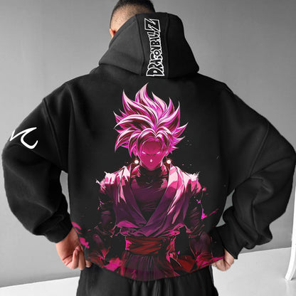 Unisex Anime Print  Casual Oversized Hoodie