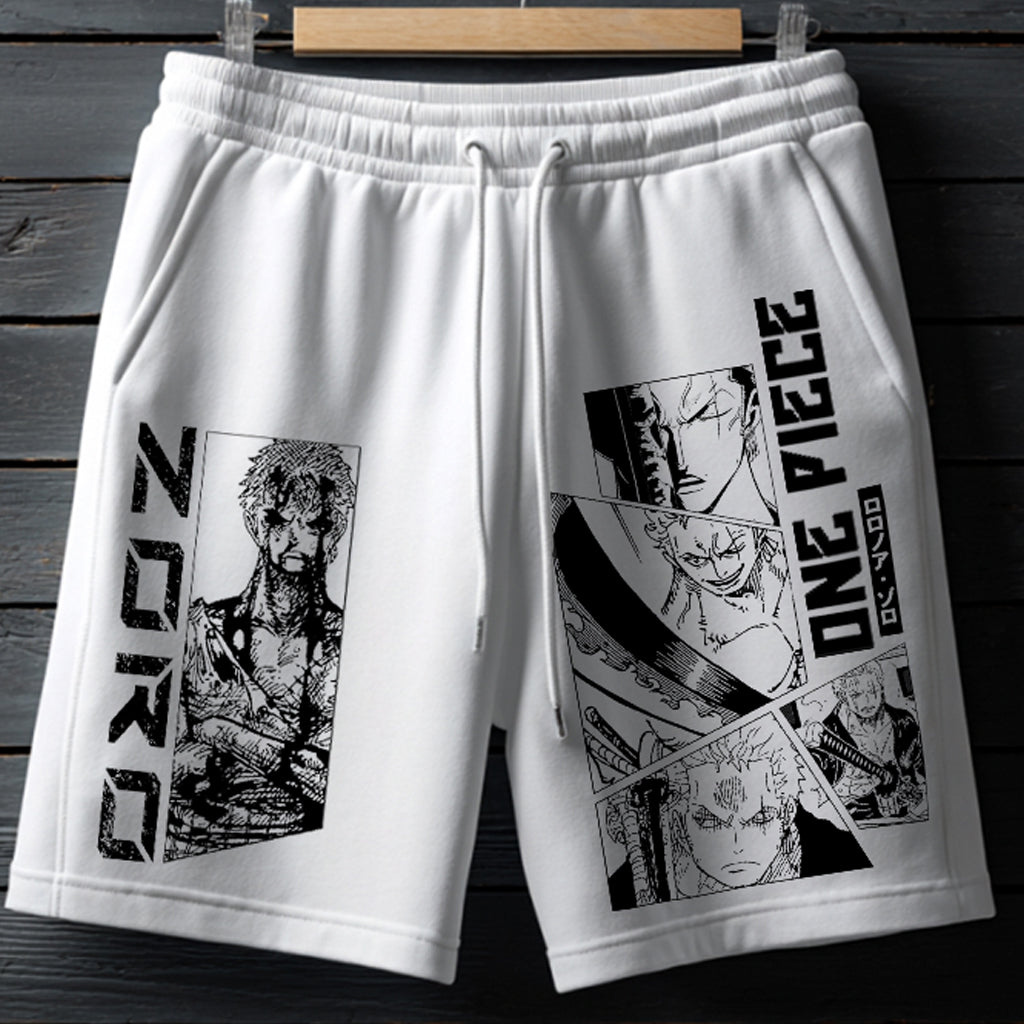 Anime-Inspired Graphic Shorts For Casual Wear