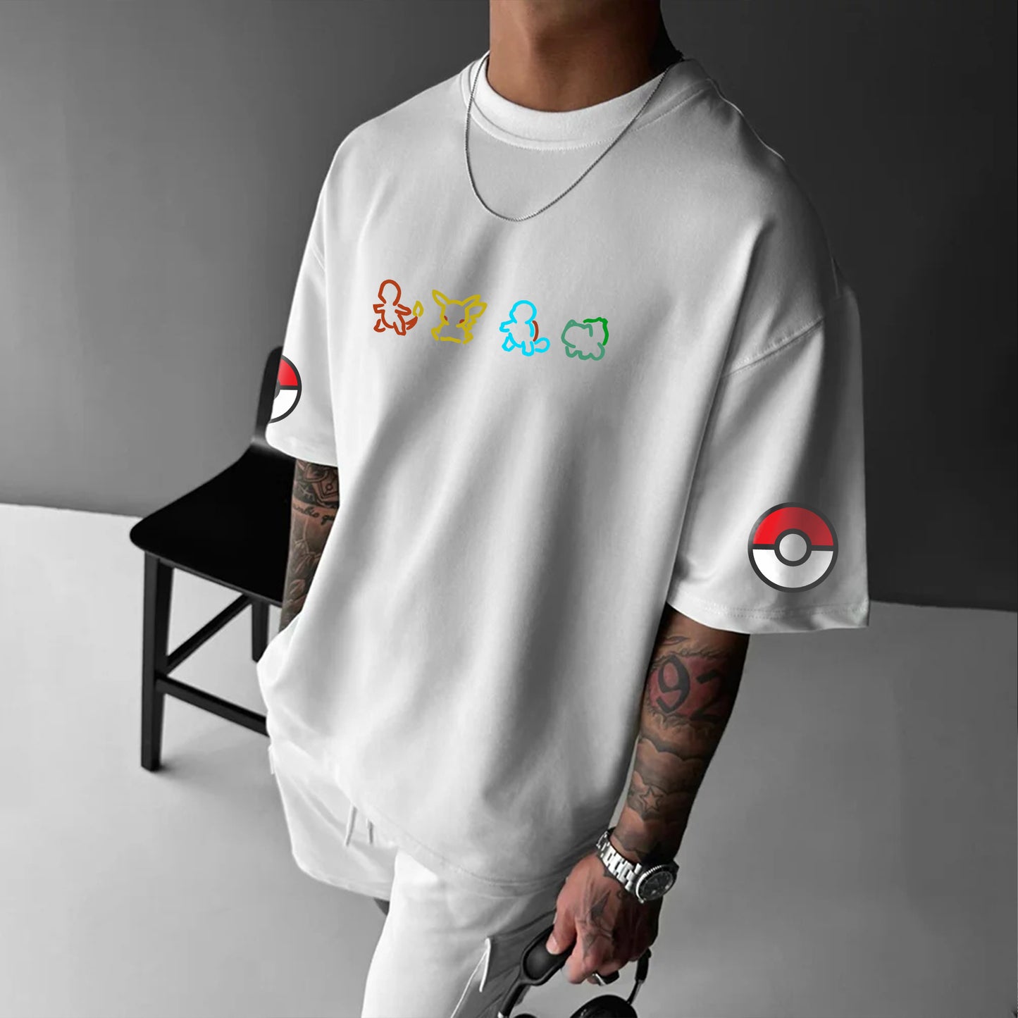 Pokémon Unisex Anime Inspired Vintage T-Shirt