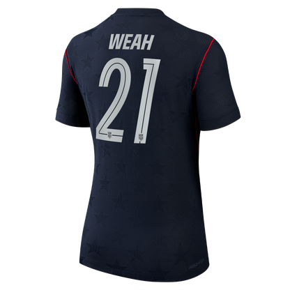 Timothy Weah USMNT Women's 2026 Away Match Jersey - Blue