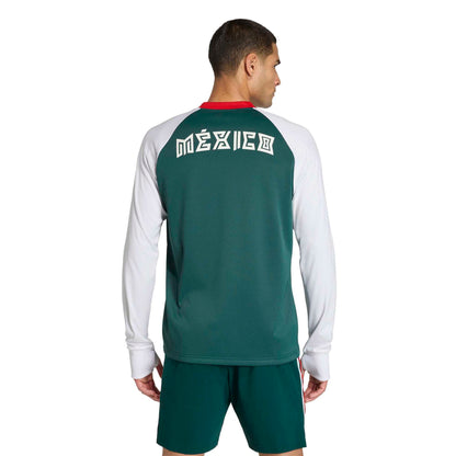 Mexico National Team 2026 Long Sleeve Pre-Match Top - Green