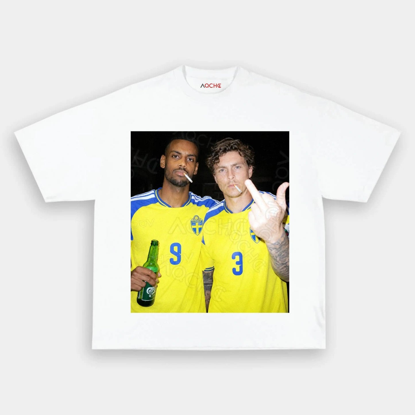 Sweden Football Style Tee 2.2