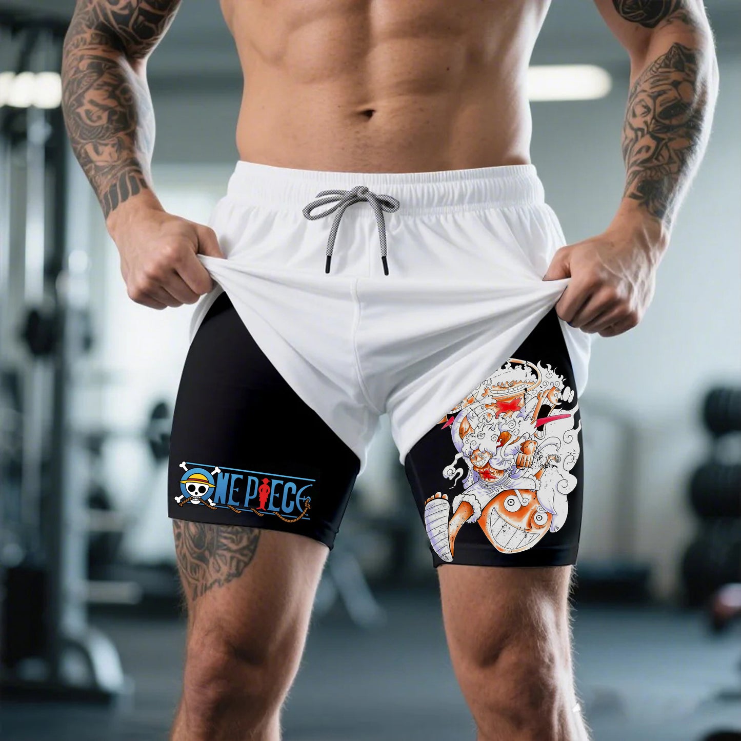 Unisex   Anime Shorts | Luffy Gear 5
