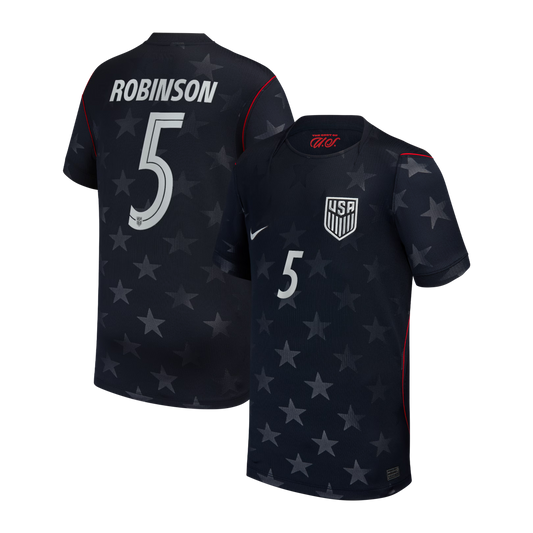 Antonee Robinson USMNT Youth 2026/27 Away Stadium Replica Jersey - Blue