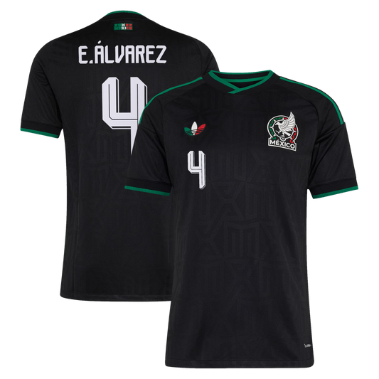 Edson Álvarez Mexico National Team 2026 Third On-Field Jersey - Black