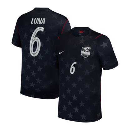 Diego Luna USMNT 2026/27 Away Stadium Replica Jersey - Blue