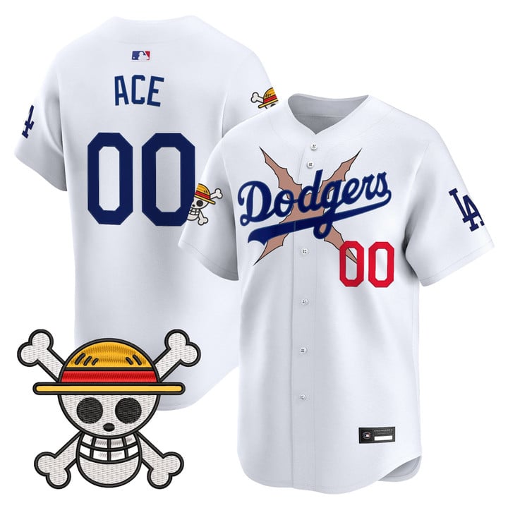 Los Angeles Dodgers x One Piece Vapor Premier Limited Jersey - Stitched