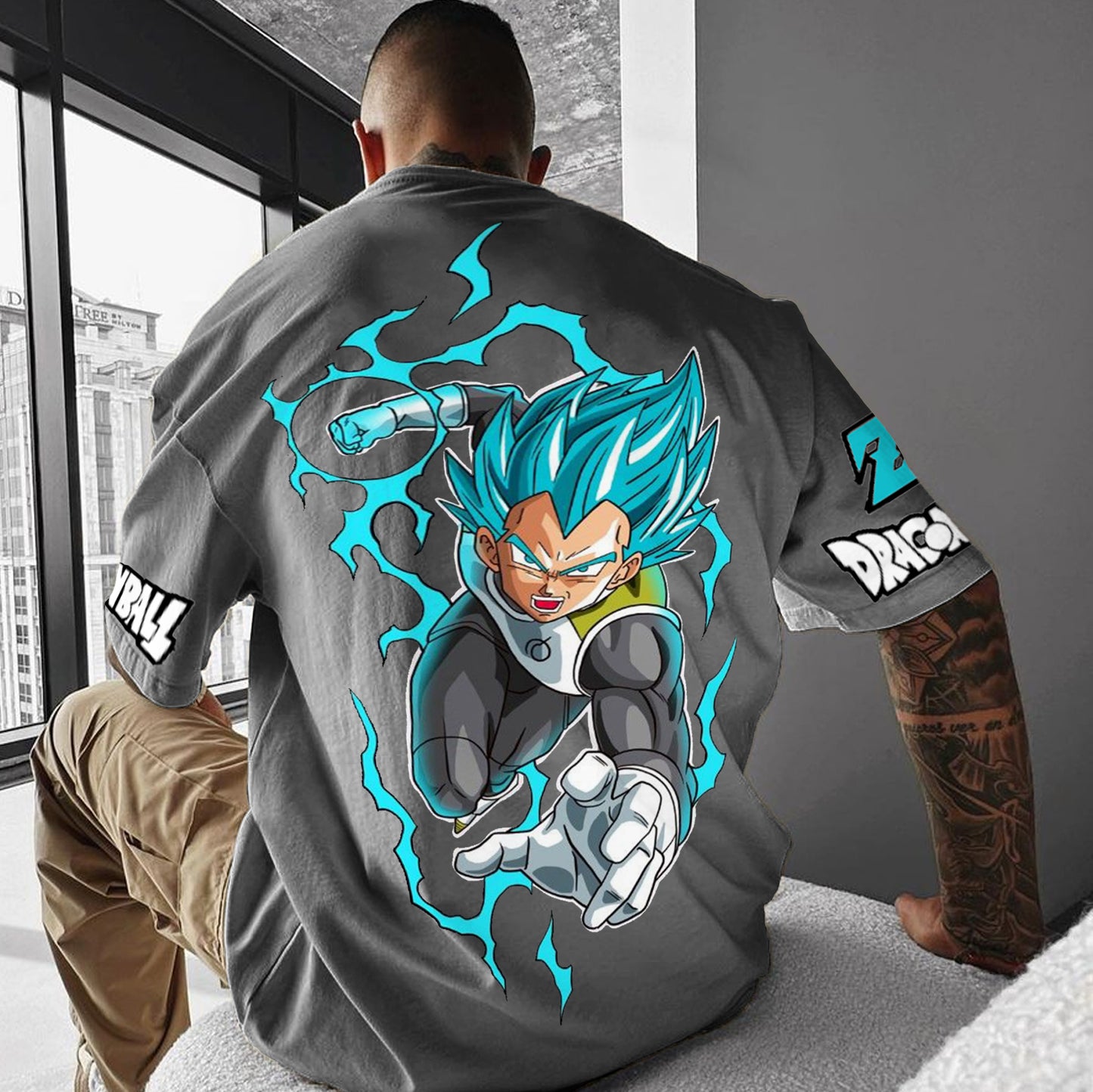 Unisex Anime Inspired Graphic Streetwear  T-shirt