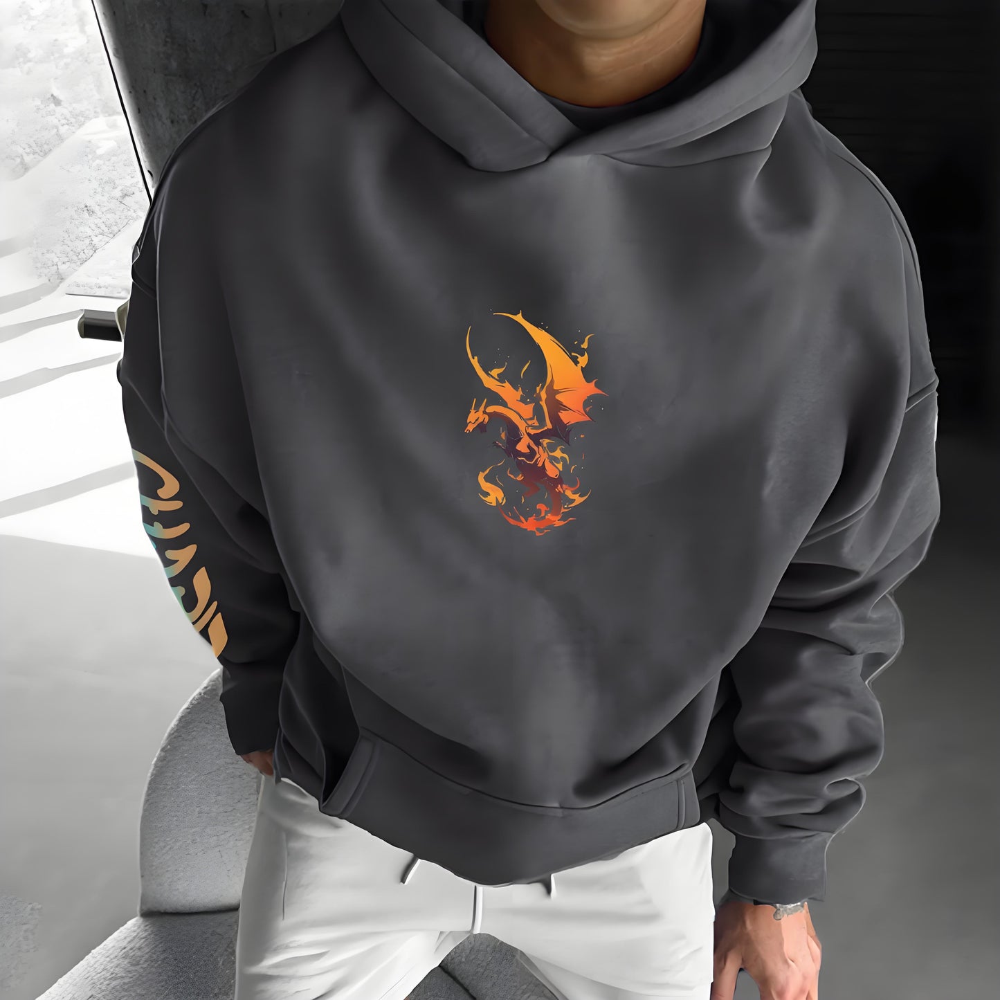 Unisex  Anime Graphic Streetwear Vintage Hoodie