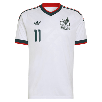Santiago Gimenez Mexico National Team 2026  Away Replica Jersey - White