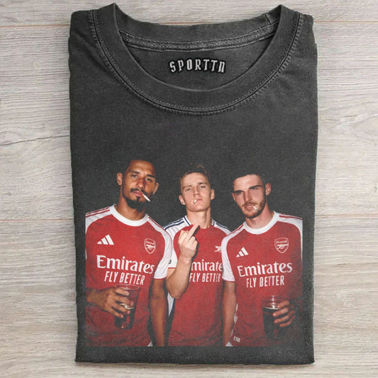 William Saliba & Martin Odegaard & Declan Rice Tee