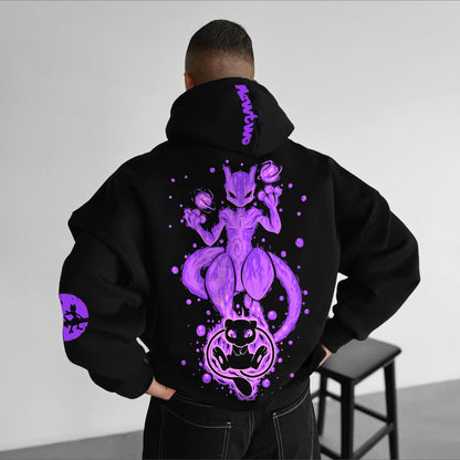 Pokémon Unisex Anime Graphic Streetwear Vintage Hoodie